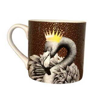 Seletti Mug With Crowned Flamingo Design - 11 Oz